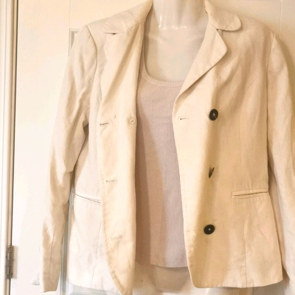 🌺2/$20🌺Off White Jacket - Picture 4 of 6